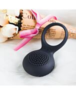 SVAKOM TYLER ANILLO VIBRADOR RECARGABLE NEGRO