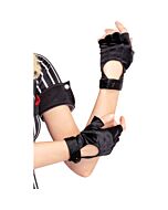 Leg avenue biker type mittens