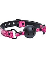 Sinful pink ball gag