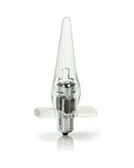 Mini vibrator tease - transparent vibrator plug