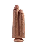Two cocks one hole 25cm - caramelo