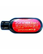 Saninex 2 in 1 lubricant and provocative intimate massage