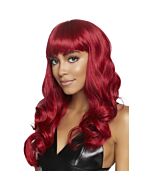 Leg avenue long wavy red wig