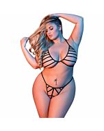 Set with straps - black