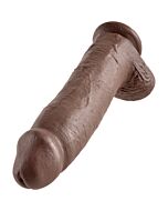 King cock 12 'realistico brown penis 3048 cm