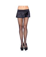 Leg avenue black panties grid plus