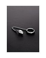 Anillo donut c-ring y huevo anal con cadena (40/40mm)
