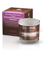 Dona chocolate massage candle 135 gr