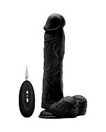 Real rock vibrator 100 004 black 235cm realistico
