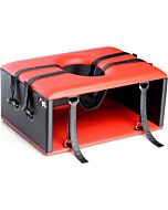 Queening chair - black and red