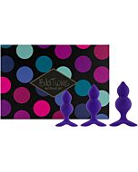 Feelztoys - bibi twin set de 3 plugs anales - morado