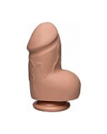 Fat d - pene realístico ultraskyn 15,7cm - vainilla