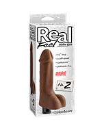 Real feel lifelike vibrator toyz No 2 Brown