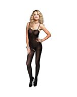 Leg Avenue opaque mesh body with thin straps