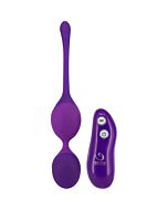 Double balls trainer remote control - purple