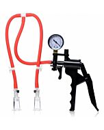 Double weight pump - red