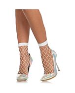 Fishnet socks - white