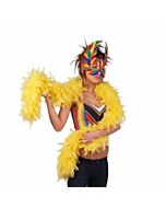 Boa yellow feathers 183 cm,