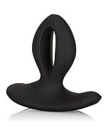 Plug anal de silicona con motor dual