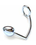 Metalhard ring with anal hook 50mm