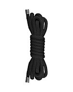 Ouch black mini Japanese rope 15m