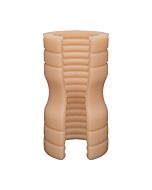 Truskyn - the tru stroke ribbed - masturbator vanilla