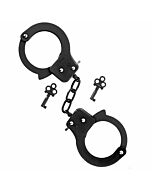 ultra black metal handcuffs Sex