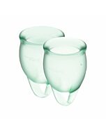 Satisfyer feel confident copa menstrual - verde