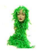Green feather boa 183 cm