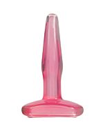 Crystal jellies pink anal plug small