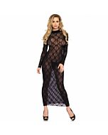 Leg avenue vestido largo negro talla unica