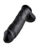 King cock 12 'realistico 3048 cm black penis