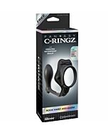 Fantasy c-ring rock hard enhancer ring with anal plug