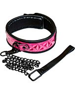 Sinful pink necklace with chain