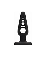 Butt plug - hollow 4 - 10cm negro