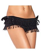 Leg avenue fringed sequined panties and black ties