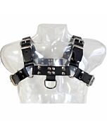 Leather chain body harness iii