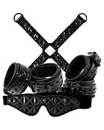 Sinful black bondage kit