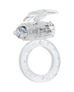 Transparent penis ring with vibration