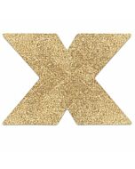 Flash Gold Cross Nipple Covers