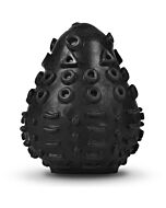 Textured Reusable Egg: Black Pleasure