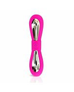 Vibrator pink and gold bowknot 7V