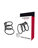 Flexible Triple Rings