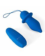B swish bfilled classic anal plug blue remote control