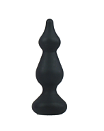 Amuse anal plug black silicone s 100 10cm