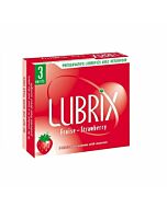 Lubrix 3 units box strawberry flavor