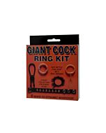 Kit of 5 strangler Penis Rings