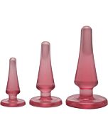 Anal Crystal Jellies Set - Pink