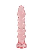 Crystal Jellies Anal Plug - Pink - Phthalate-Free - 12 cm in length!