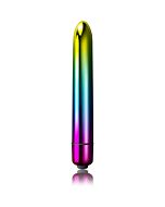 Metallic rainbow prism bullet with 10 intense vibrations - Colorful orgasms guaranteed!